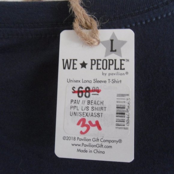 WE PEOPLE LONG SLEEVE MEN'S SHIRT SIZE LARGE NWT - Picture 8 of 8